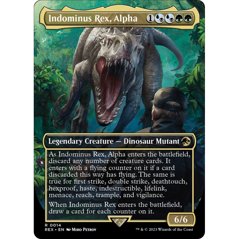 Indominus Rex, Alpha (Borderless) [Jurassic World Collection]