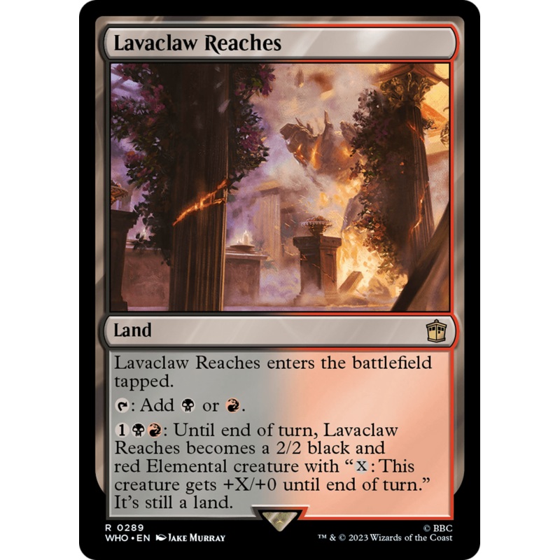 Lavaclaw Reaches [Doctor Who]