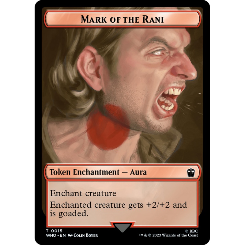 Mark of the Rani // Cyberman Double-Sided Token [Doctor Who Tokens]