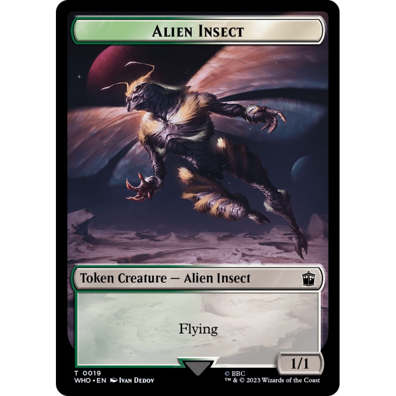 Alien Insect Token [Doctor Who Tokens]