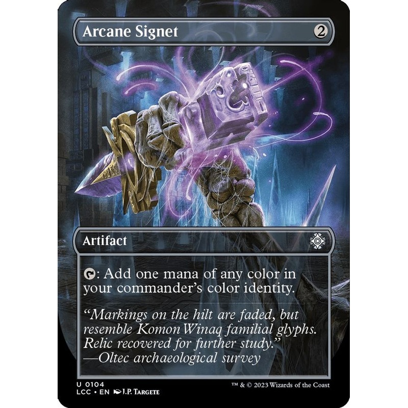 Arcane Signet (Borderless) [The Lost Caverns of Ixalan Commander]