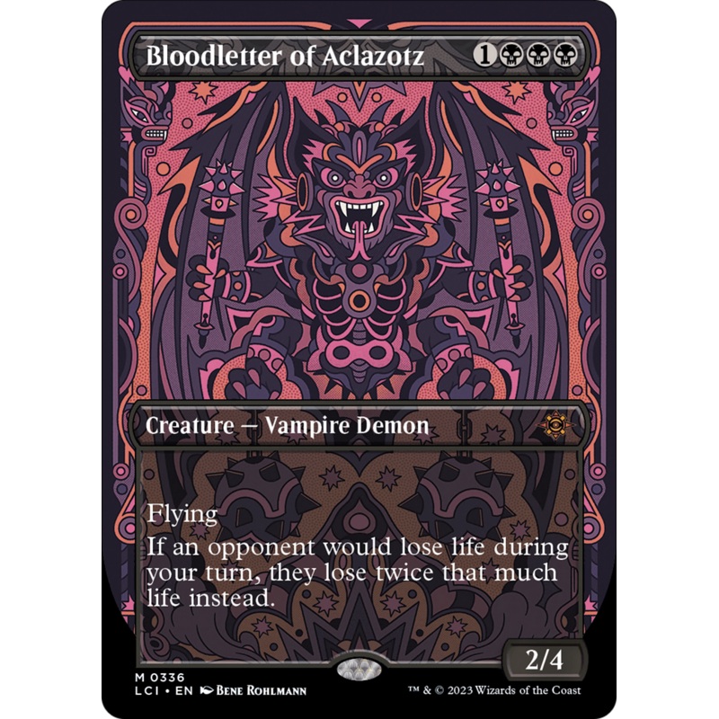 Bloodletter of Aclazotz (Borderless) [The Lost Caverns of Ixalan]