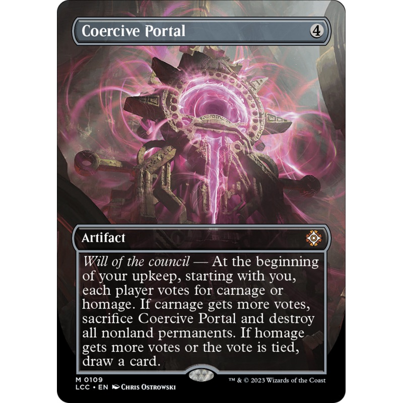 Coercive Portal (Borderless) [The Lost Caverns of Ixalan Commander]