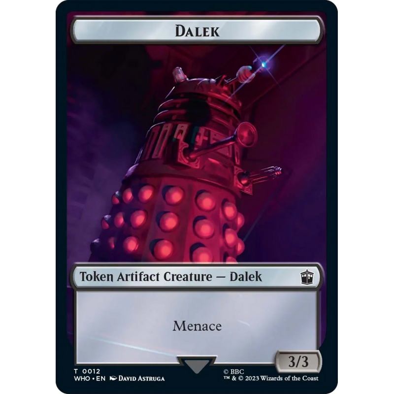 Dalek Token [Doctor Who Tokens]