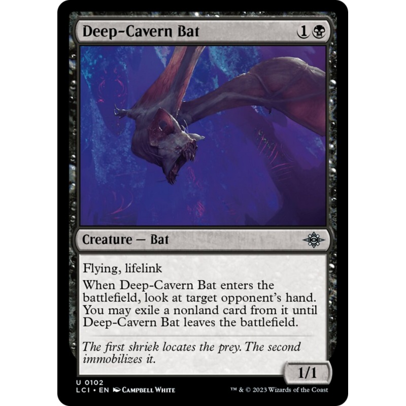 Deep-Cavern Bat [The Lost Caverns of Ixalan]