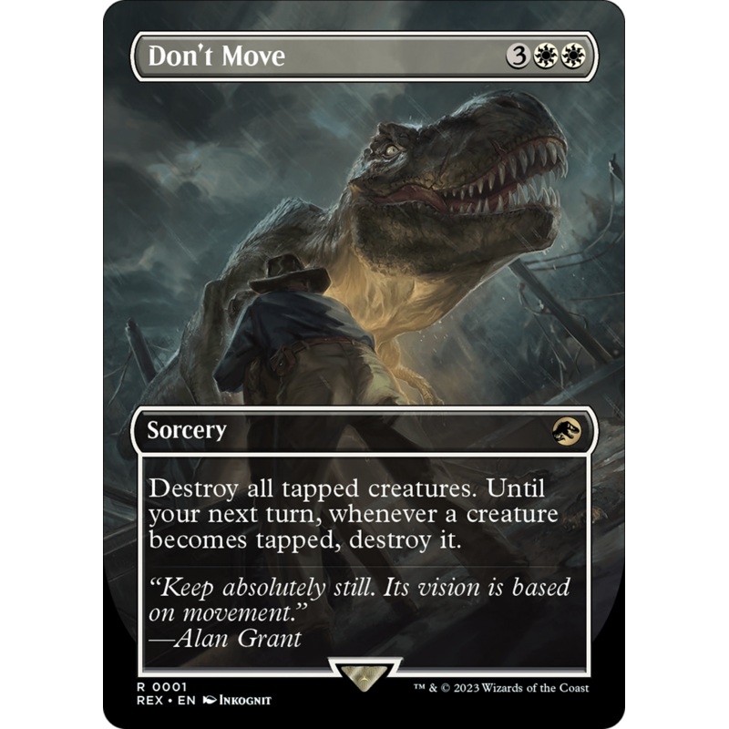 Don't Move (Borderless) [Jurassic World Collection]