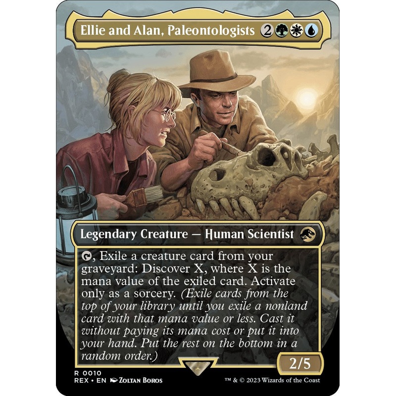 Ellie and Alan, Paleontologists (Borderless) [Jurassic World Collection]