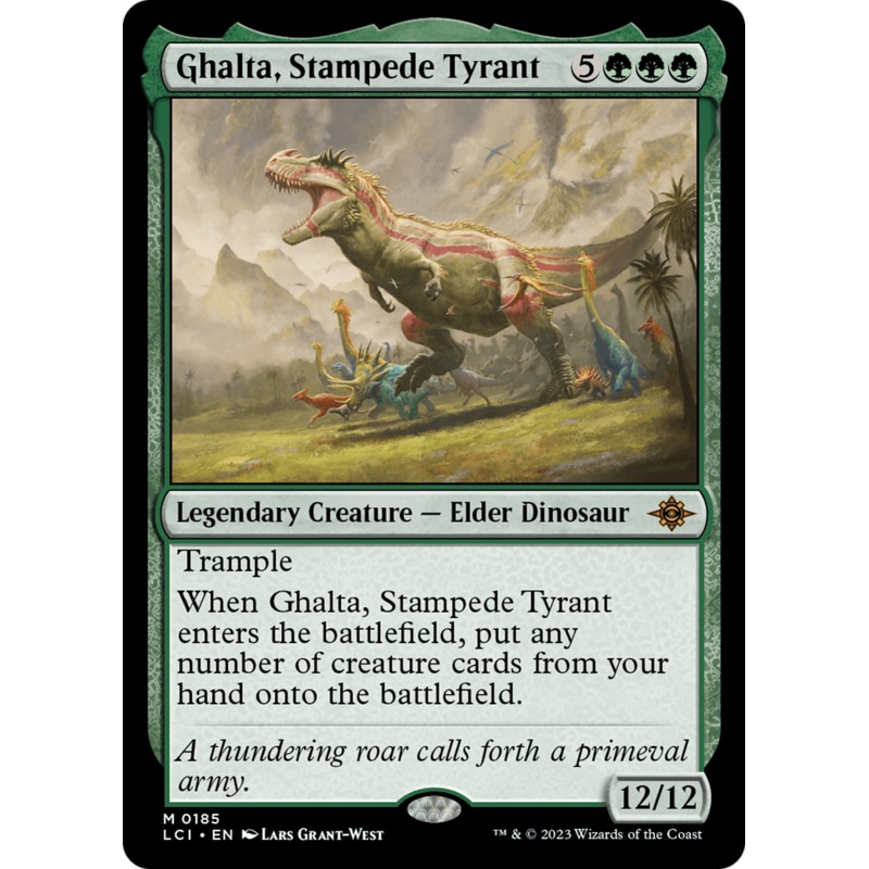 Ghalta, Stampede Tyrant [The Lost Caverns of Ixalan]