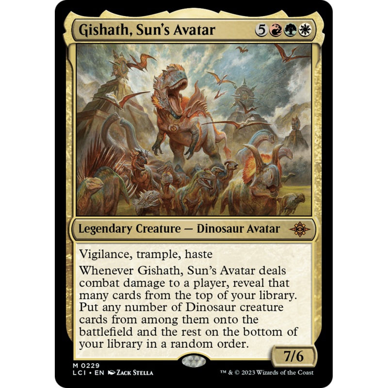Gishath, Sun's Avatar [The Lost Caverns of Ixalan]