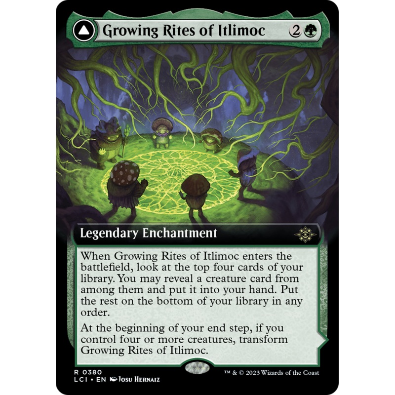 Growing Rites of Itlimoc // Itlimoc, Cradle of the Sun (Extended Art) [The Lost Caverns of Ixalan]