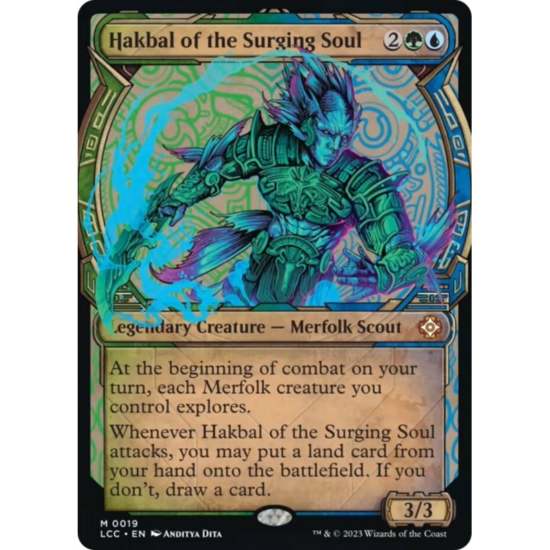 Hakbal of the Surging Soul (Showcase) [The Lost Caverns of Ixalan Commander]