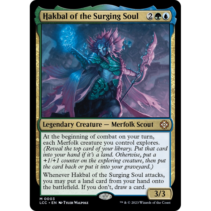 Hakbal of the Surging Soul [The Lost Caverns of Ixalan Commander]