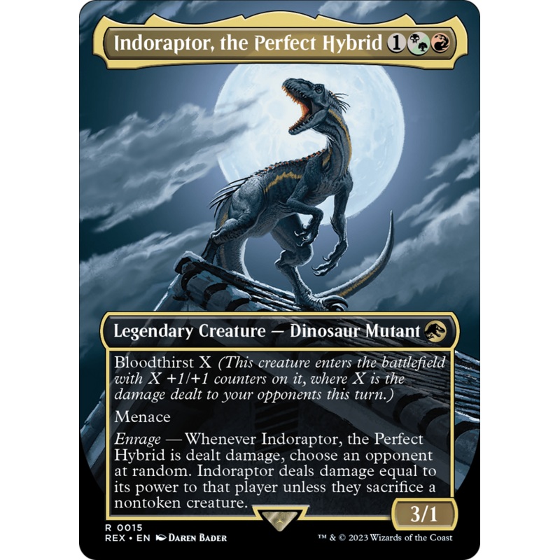 Indoraptor, the Perfect Hybrid (Borderless) [Jurassic World Collection]