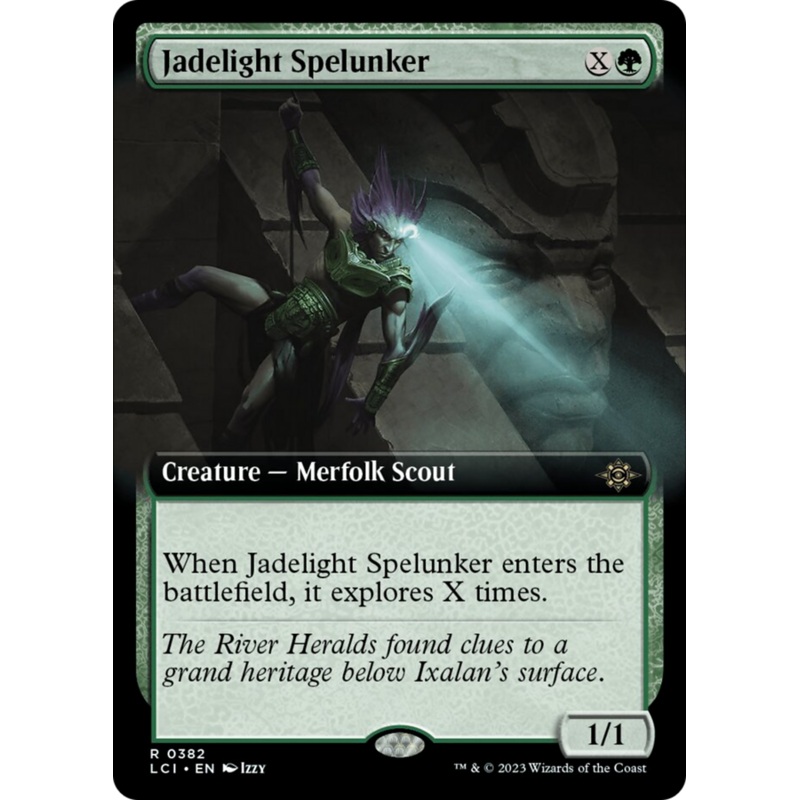 Jadelight Spelunker (Extended Art) [The Lost Caverns of Ixalan]