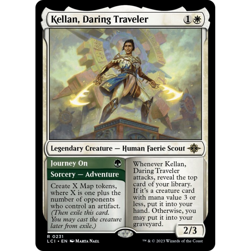 Kellan, Daring Traveler [The Lost Caverns of Ixalan]