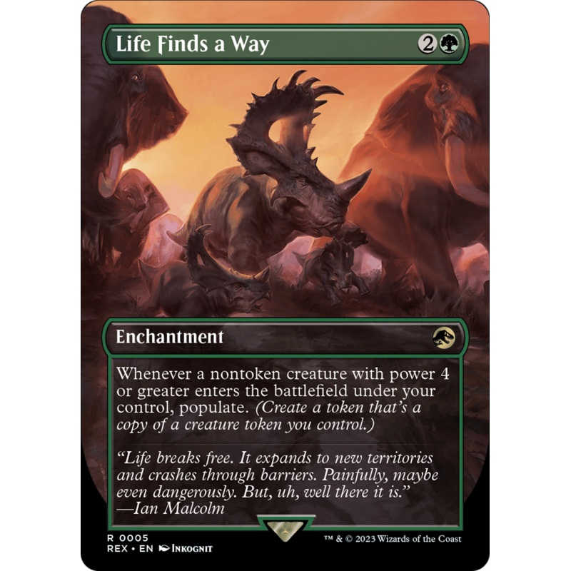 Life Finds a Way (Borderless) [Jurassic World Collection]