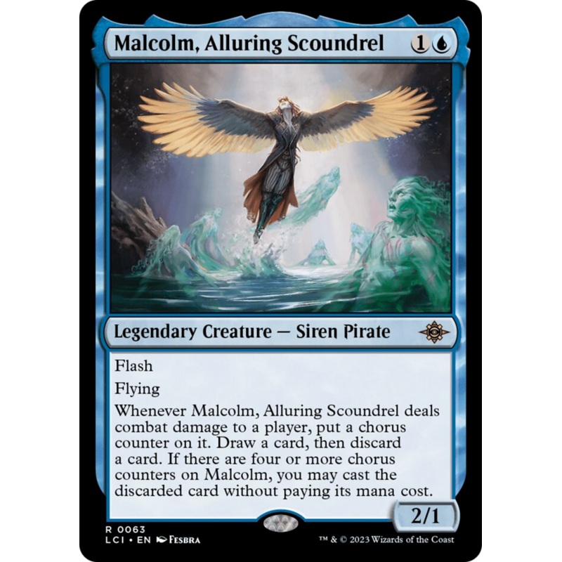Malcolm, Alluring Scoundrel [The Lost Caverns of Ixalan]