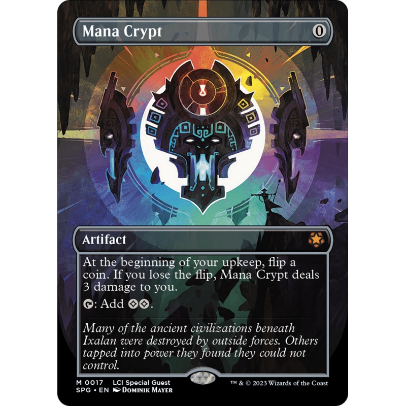 Mana Crypt (Borderless) [The Lost Caverns of Ixalan Special Guests]