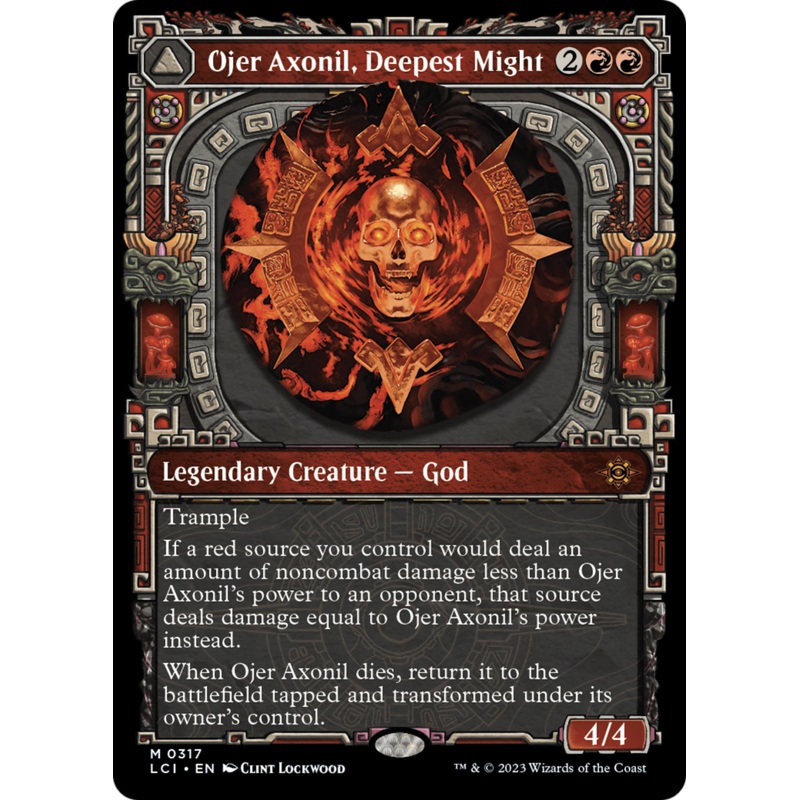 Ojer Axonil, Deepest Might // Temple of Power (Showcase) [The Lost Caverns of Ixalan]