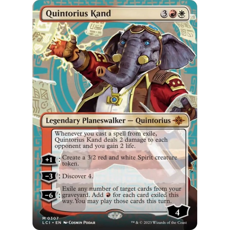Quintorius Kand (0307) (Borderless) [The Lost Caverns of Ixalan]