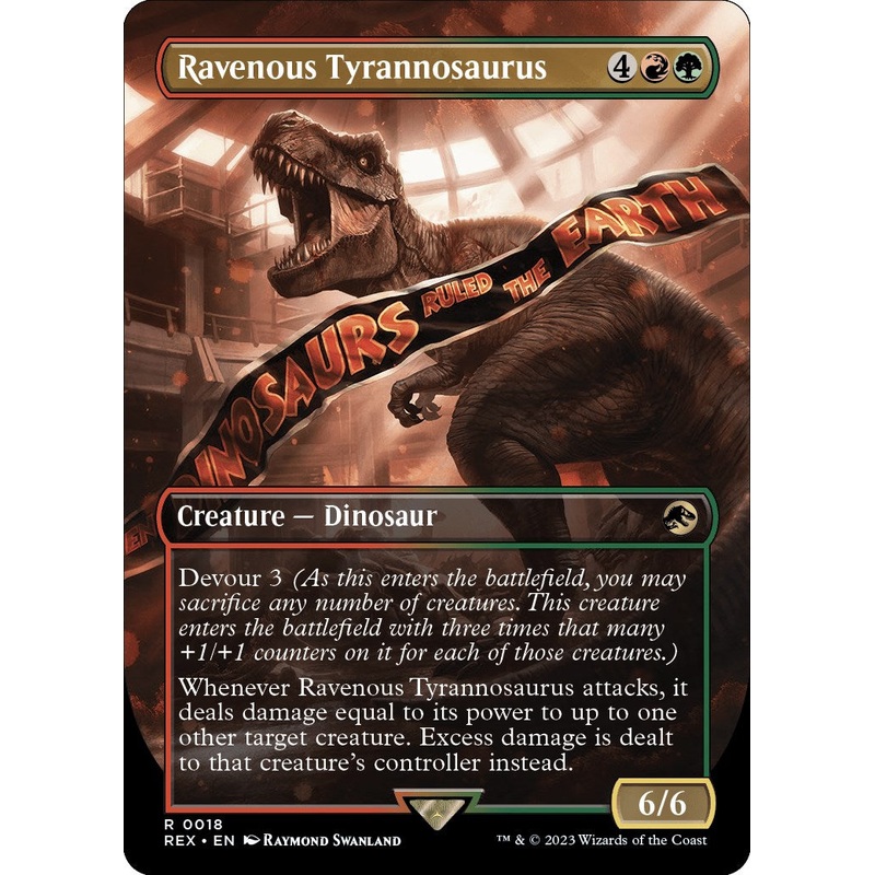 Ravenous Tyrannosaurus (Borderless) [Jurassic World Collection]