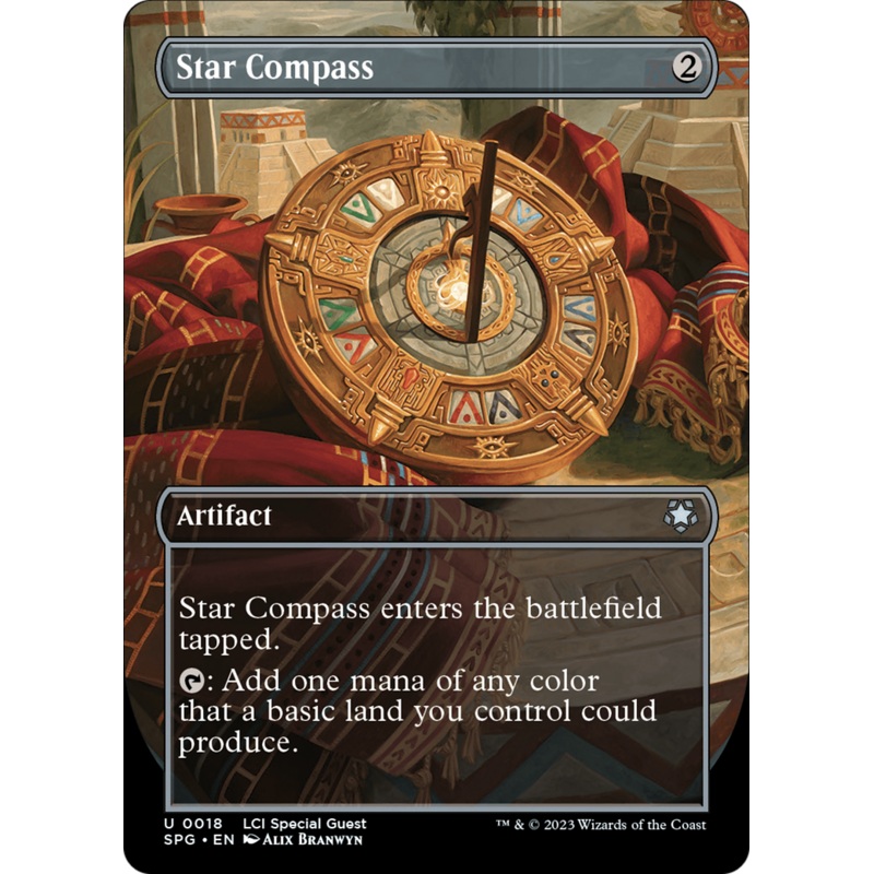 Star Compass (Borderless) [The Lost Caverns of Ixalan Special Guests]