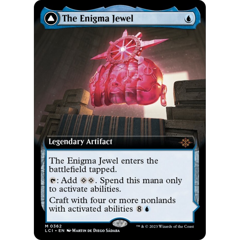 The Enigma Jewel // Locus of Enlightenment (Extended Art) [The Lost Caverns of Ixalan]