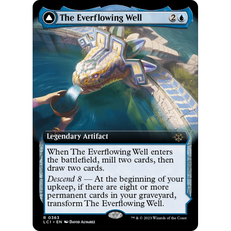 The Everflowing Well // The Myriad Pools (Extended Art) [The Lost Caverns of Ixalan]