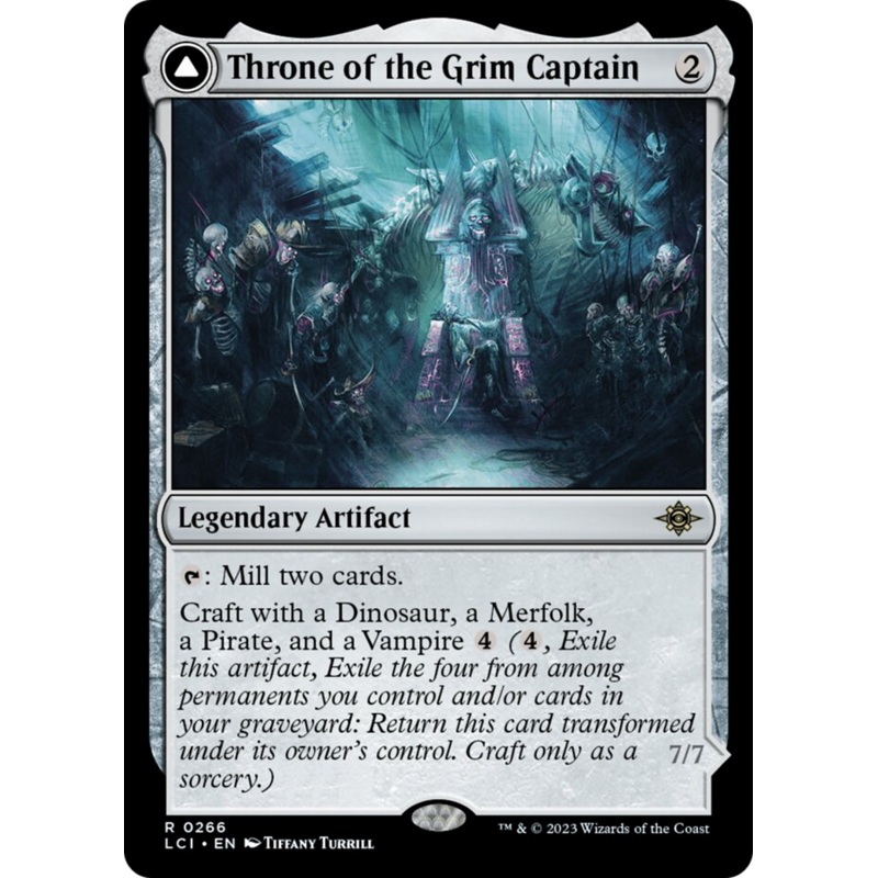 Throne of the Grim Captain // The Grim Captain [The Lost Caverns of Ixalan]