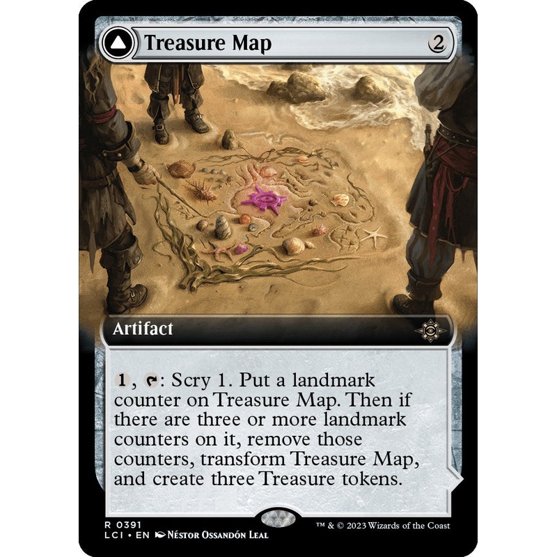 Treasure Map // Treasure Cove (Extended Art) [The Lost Caverns of Ixalan]
