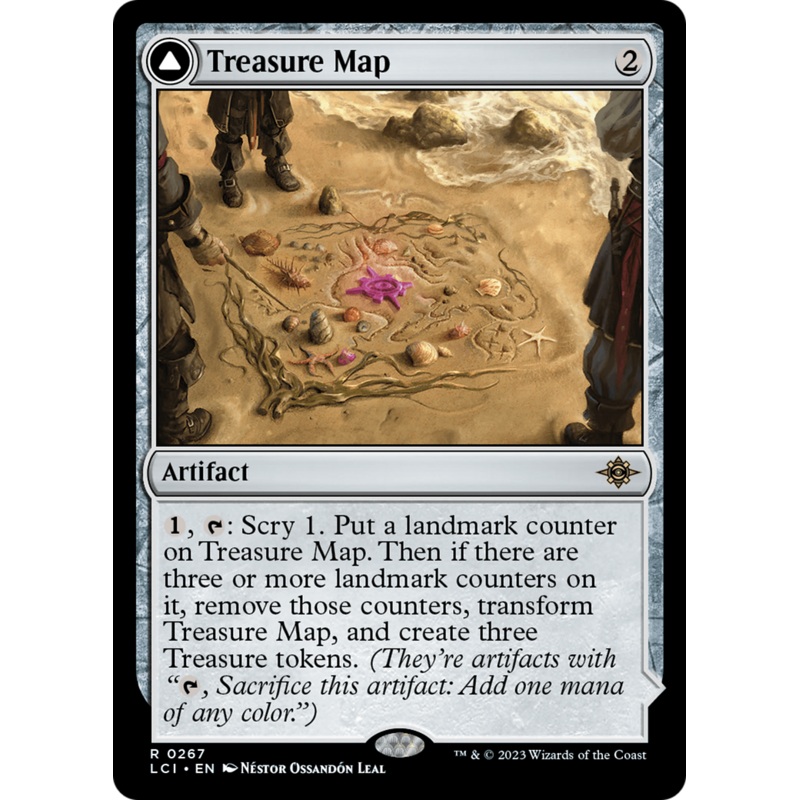 Treasure Map // Treasure Cove [The Lost Caverns of Ixalan]