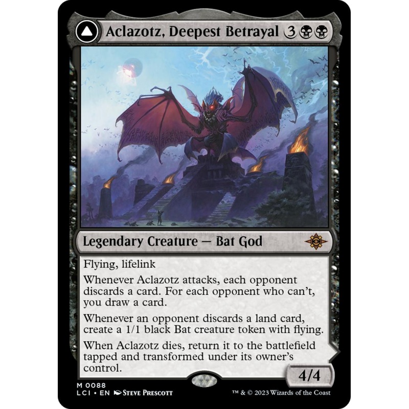 Aclazotz, Deepest Betrayal // Temple of the Dead [The Lost Caverns of Ixalan]