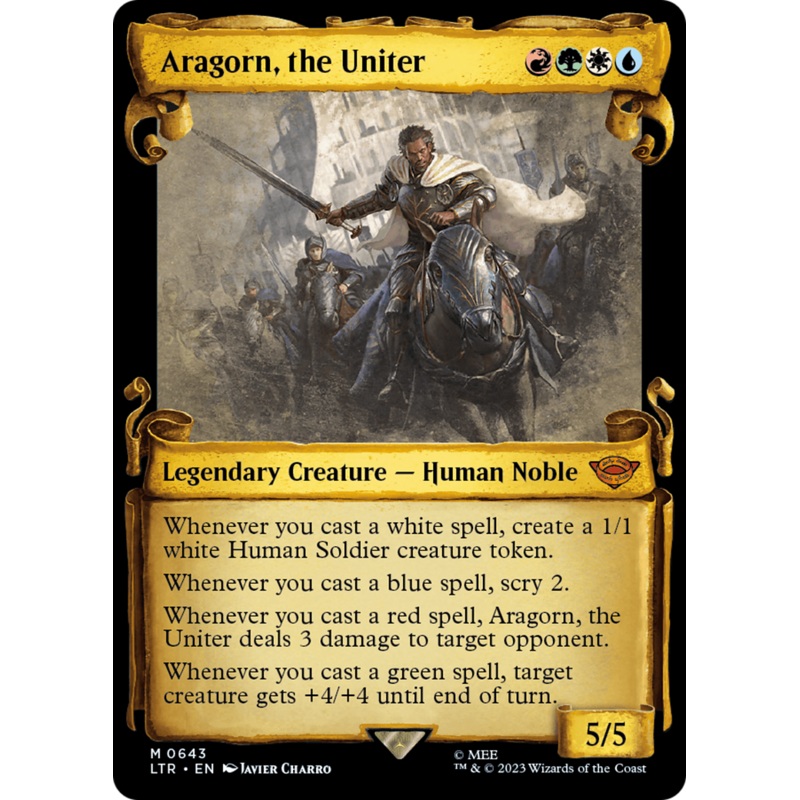 Aragorn, the Uniter [The Lord of the Rings: Tales of Middle-Earth Showcase Scrolls]