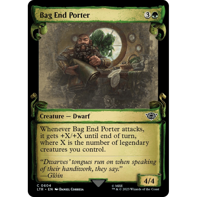 Bag End Porter [The Lord of the Rings: Tales of Middle-Earth Showcase Scrolls]