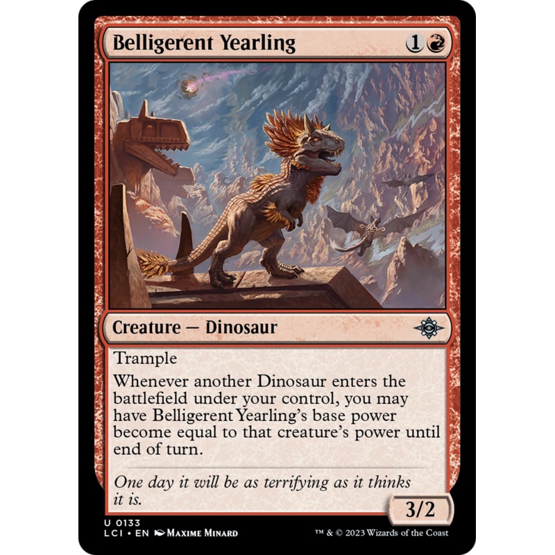 Belligerent Yearling [The Lost Caverns of Ixalan]