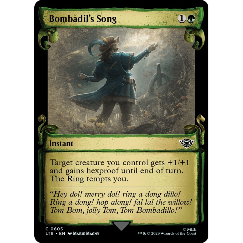 Bombadil's Song [The Lord of the Rings: Tales of Middle-Earth Showcase Scrolls]
