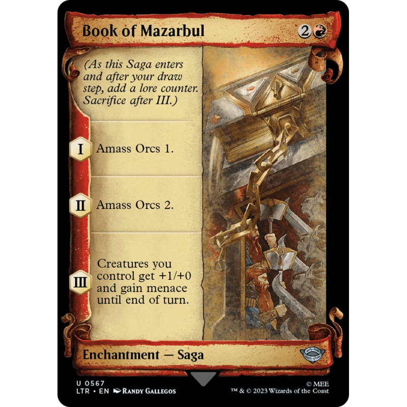 Book of Mazarbul [The Lord of the Rings: Tales of Middle-Earth Showcase Scrolls]