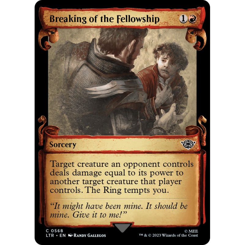 Breaking of the Fellowship [The Lord of the Rings: Tales of Middle-Earth Showcase Scrolls]
