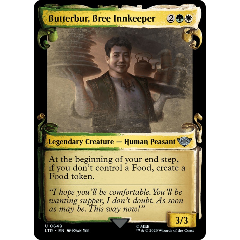 Butterbur, Bree Innkeeper [The Lord of the Rings: Tales of Middle-Earth Showcase Scrolls]