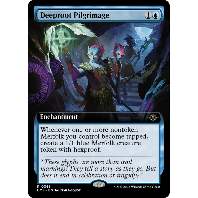 Deeproot Pilgrimage (Extended Art) [The Lost Caverns of Ixalan]