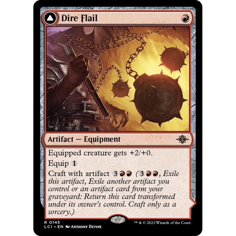Dire Flail [The Lost Caverns of Ixalan]