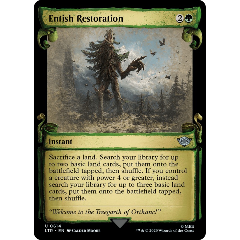 Entish Restoration [The Lord of the Rings: Tales of Middle-Earth Showcase Scrolls]
