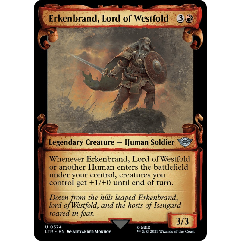 Erkenbrand, Lord of Westfold [The Lord of the Rings: Tales of Middle-Earth Showcase Scrolls]