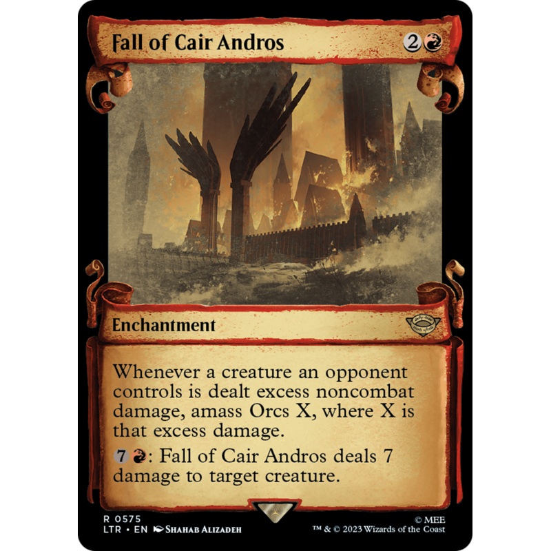 Fall of Cair Andros [The Lord of the Rings: Tales of Middle-Earth Showcase Scrolls]