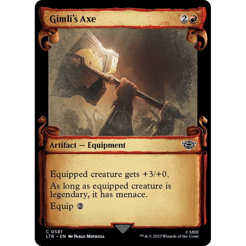Gimli's Axe [The Lord of the Rings: Tales of Middle-Earth Showcase Scrolls]