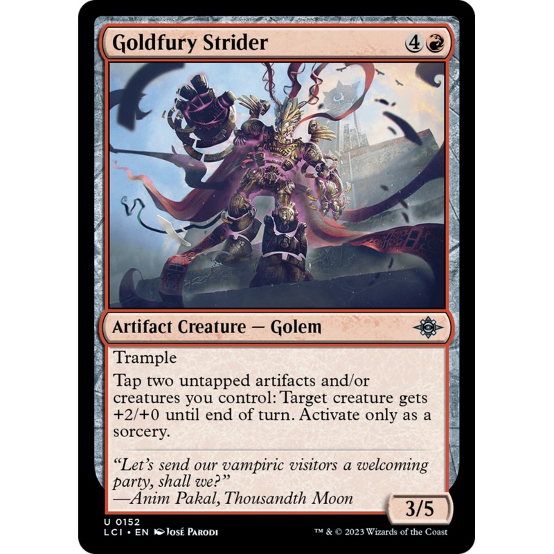 Goldfury Strider [The Lost Caverns of Ixalan]