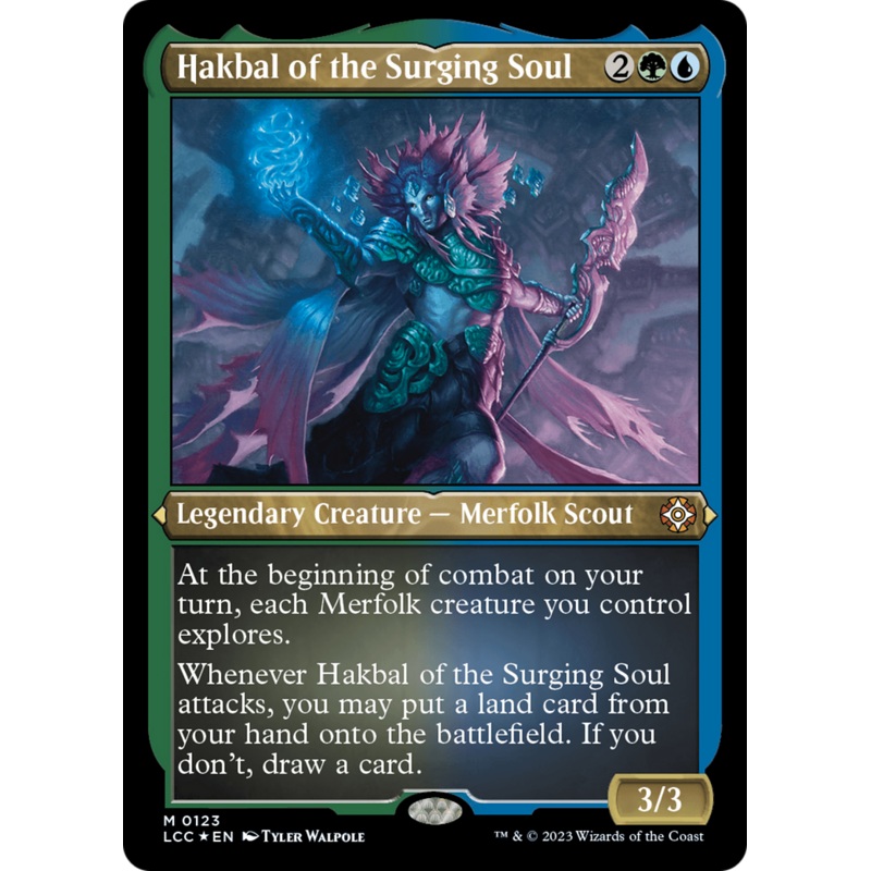 Hakbal of the Surging Soul (Display Commander) [The Lost Caverns of Ixalan Commander]
