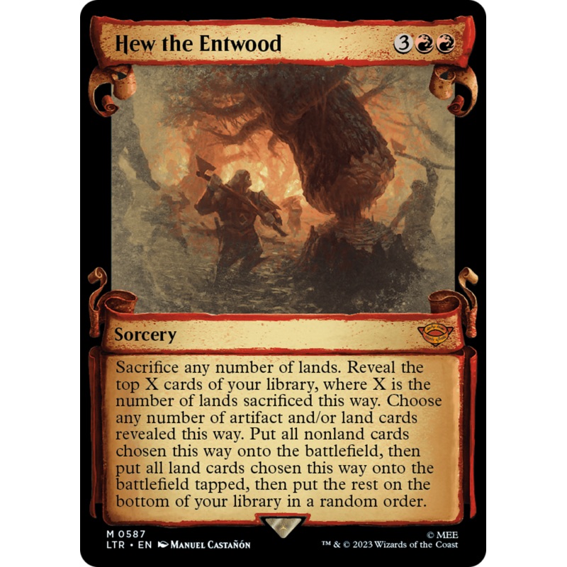 Hew the Entwood [The Lord of the Rings: Tales of Middle-Earth Showcase Scrolls]