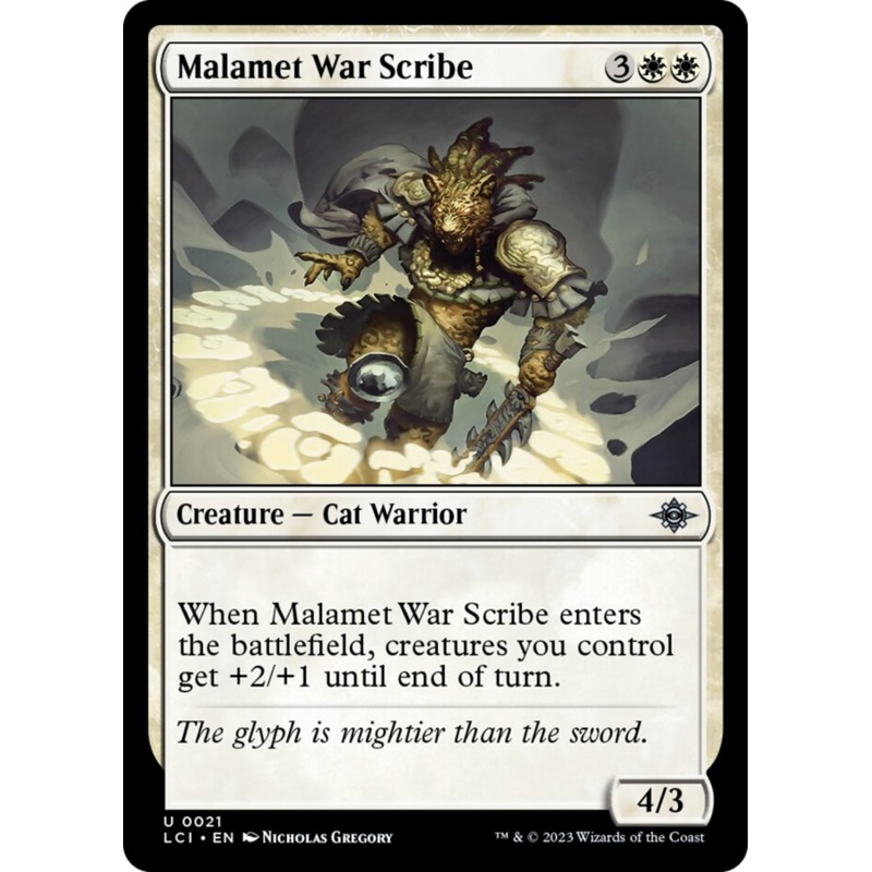 Malamet War Scribe [The Lost Caverns of Ixalan]