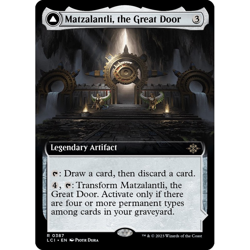 Matzalantli, the Great Door // The Core (Extended Art) [The Lost Caverns of Ixalan]